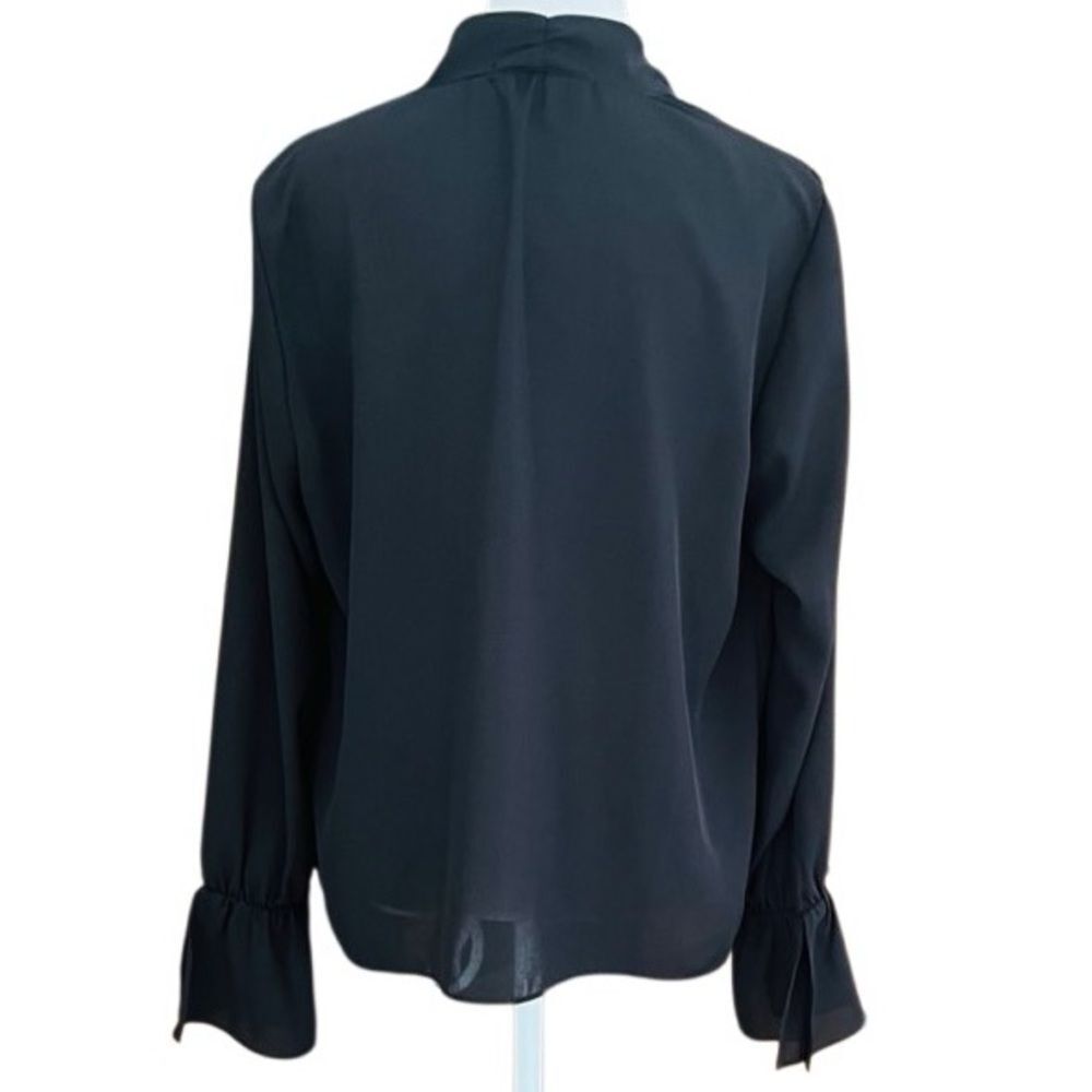 Revolve Three Eighty Two Black Long Ruffle Sleeve… - image 3